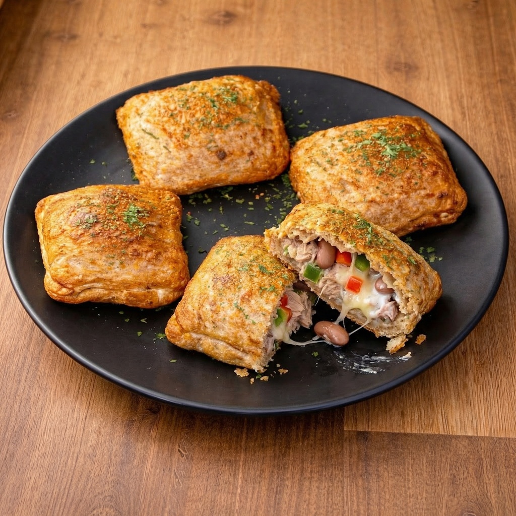 Low-calorie Toast Pockets