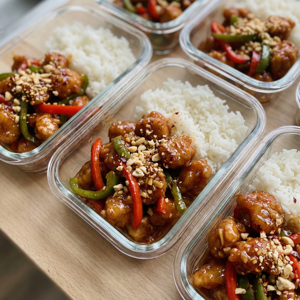 Budget Sweet and Sour Chicken Meal Prep