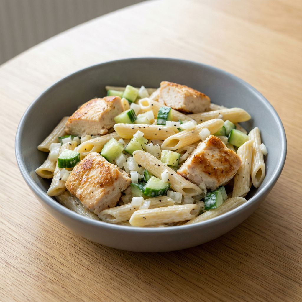 High-Protein Chicken Pasta Salad