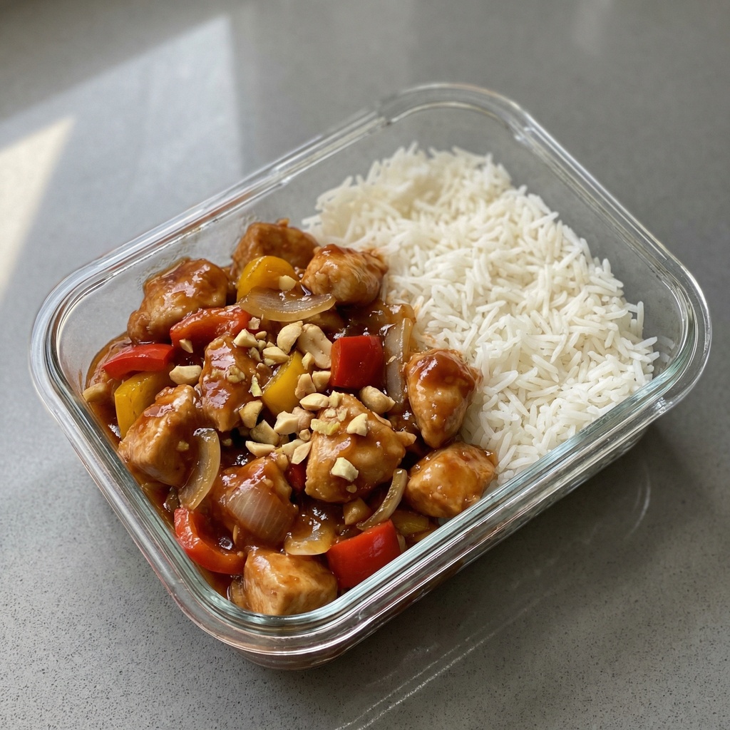 Sweet and Sour Chicken with Basmati Rice