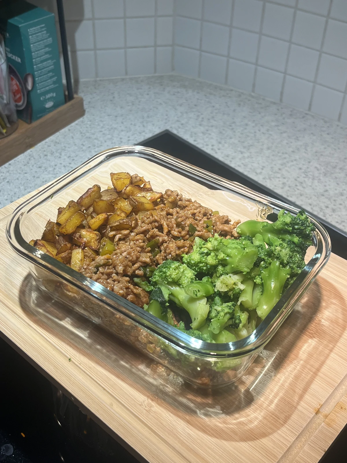 BBQ Beef and Crispy Potatoes Meal Prep