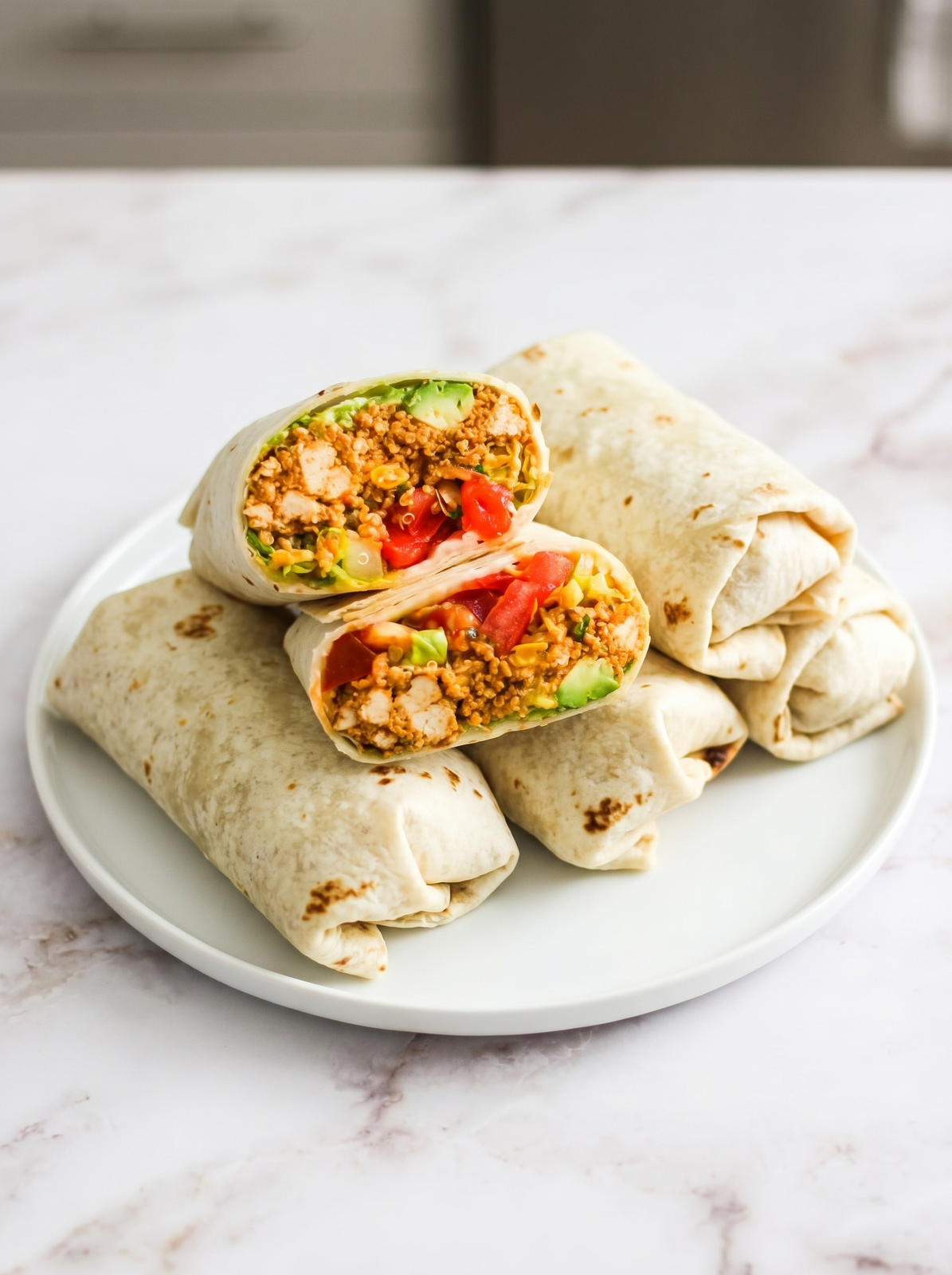 Vegetarian Sofritas Tofu Burrito
