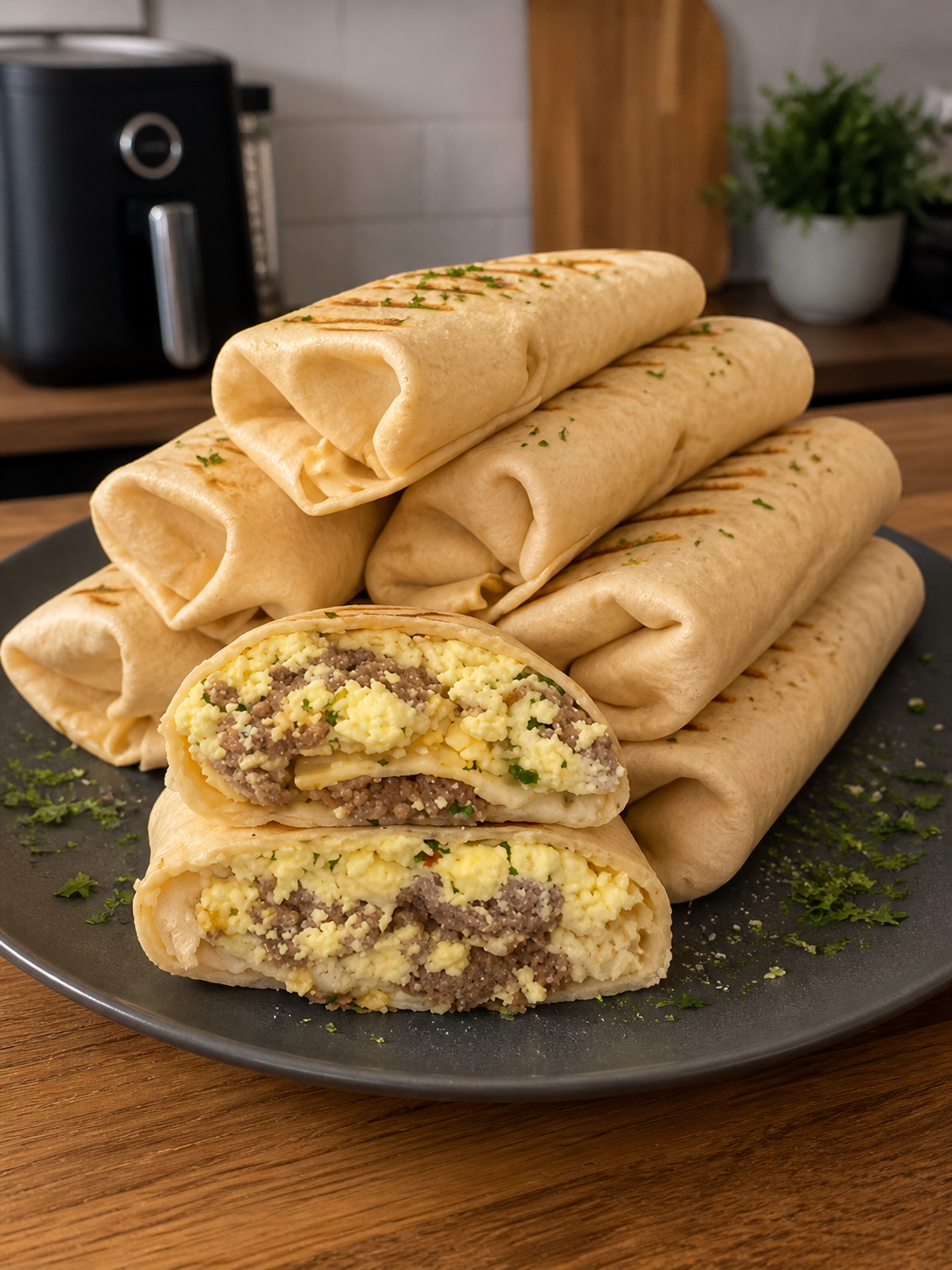 Meal Prep Breakfast Wraps