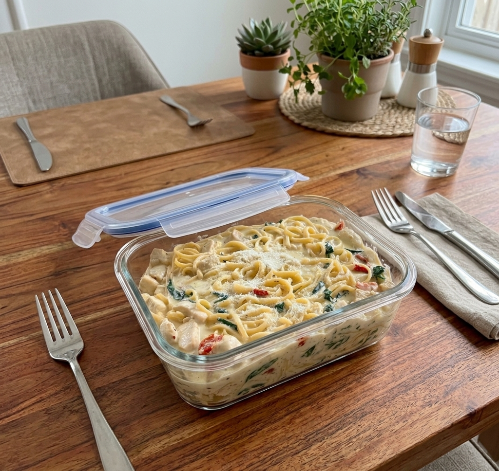 Creamy Chicken and Spinach Pasta