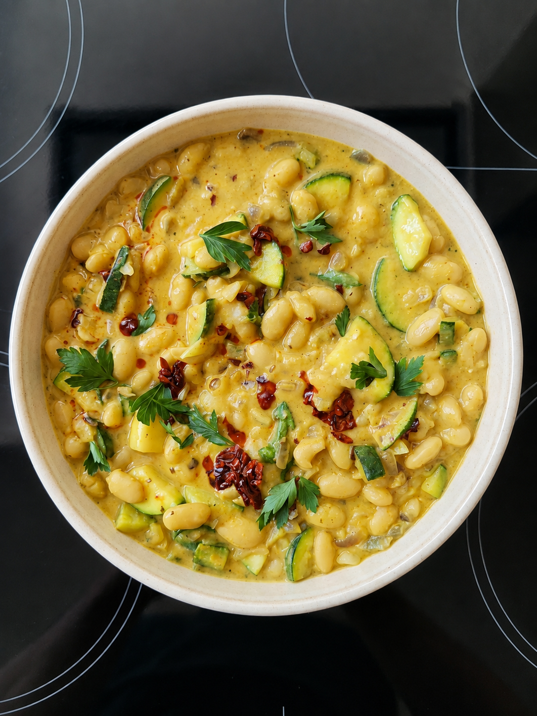 Vegan Curry Bean Skillet