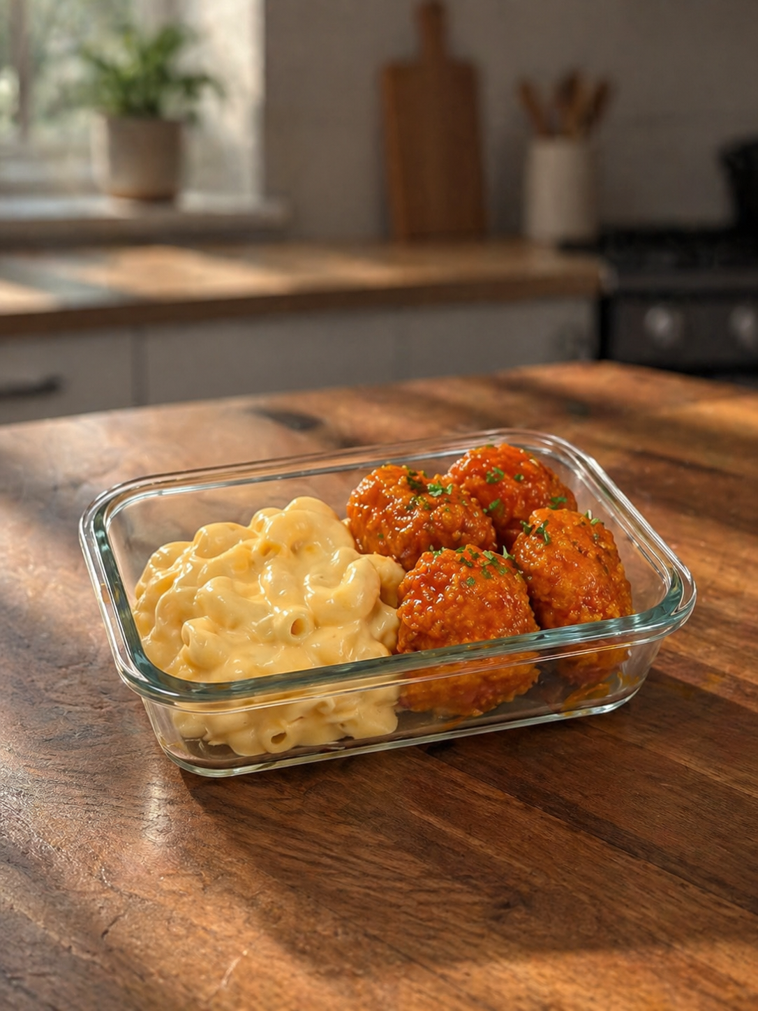 Crispy Honey Buffalo Chicken Mac & Cheese