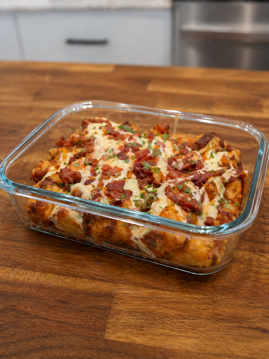 High-Protein Cheesy Chicken Bacon Ranch & Crispy Potatoes