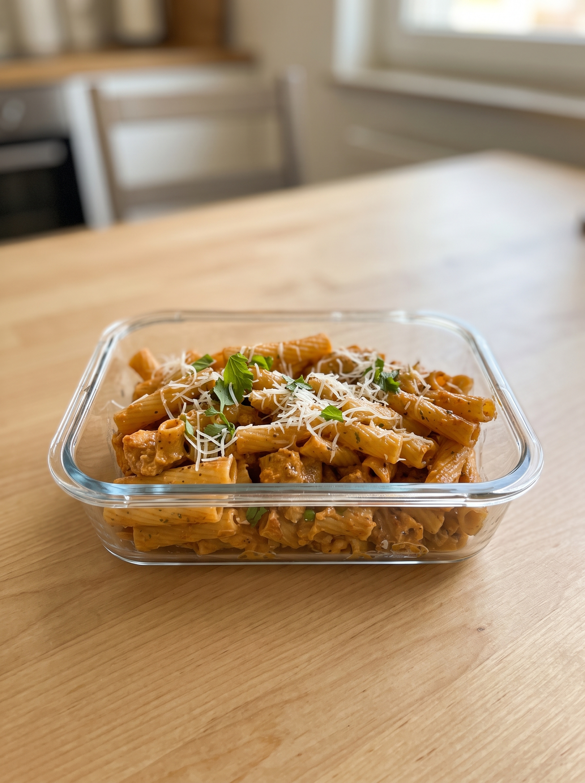 Creamy Chipotle Chicken Pasta Meal Prep