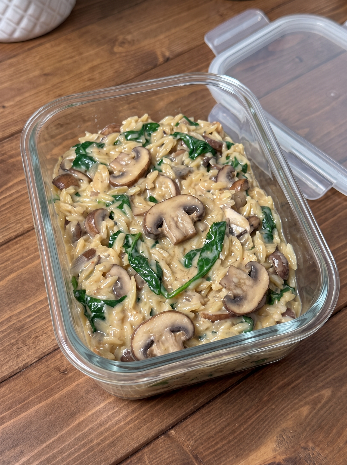 One-Pot Risoni with Mushrooms