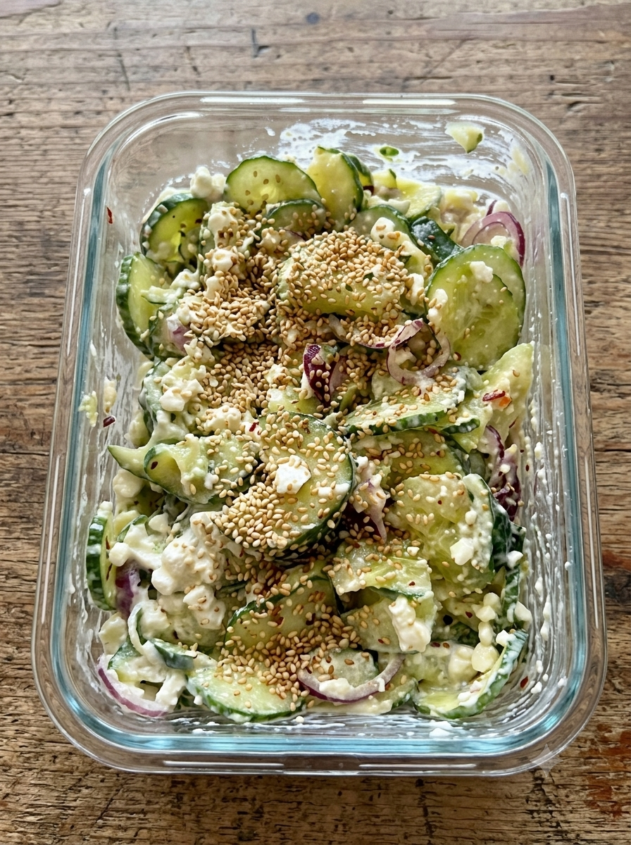 High-Protein Cucumber Salad