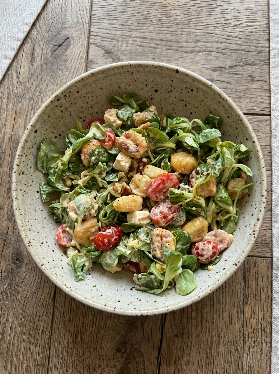 Crispy Gnocchi Salad
