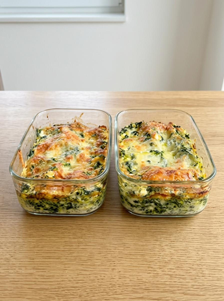 Low-Calorie Spinach Lasagne