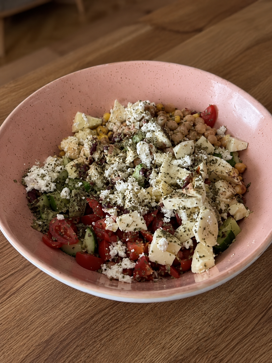 High-Protein Mediterranean Chickpea Tuna Bowl