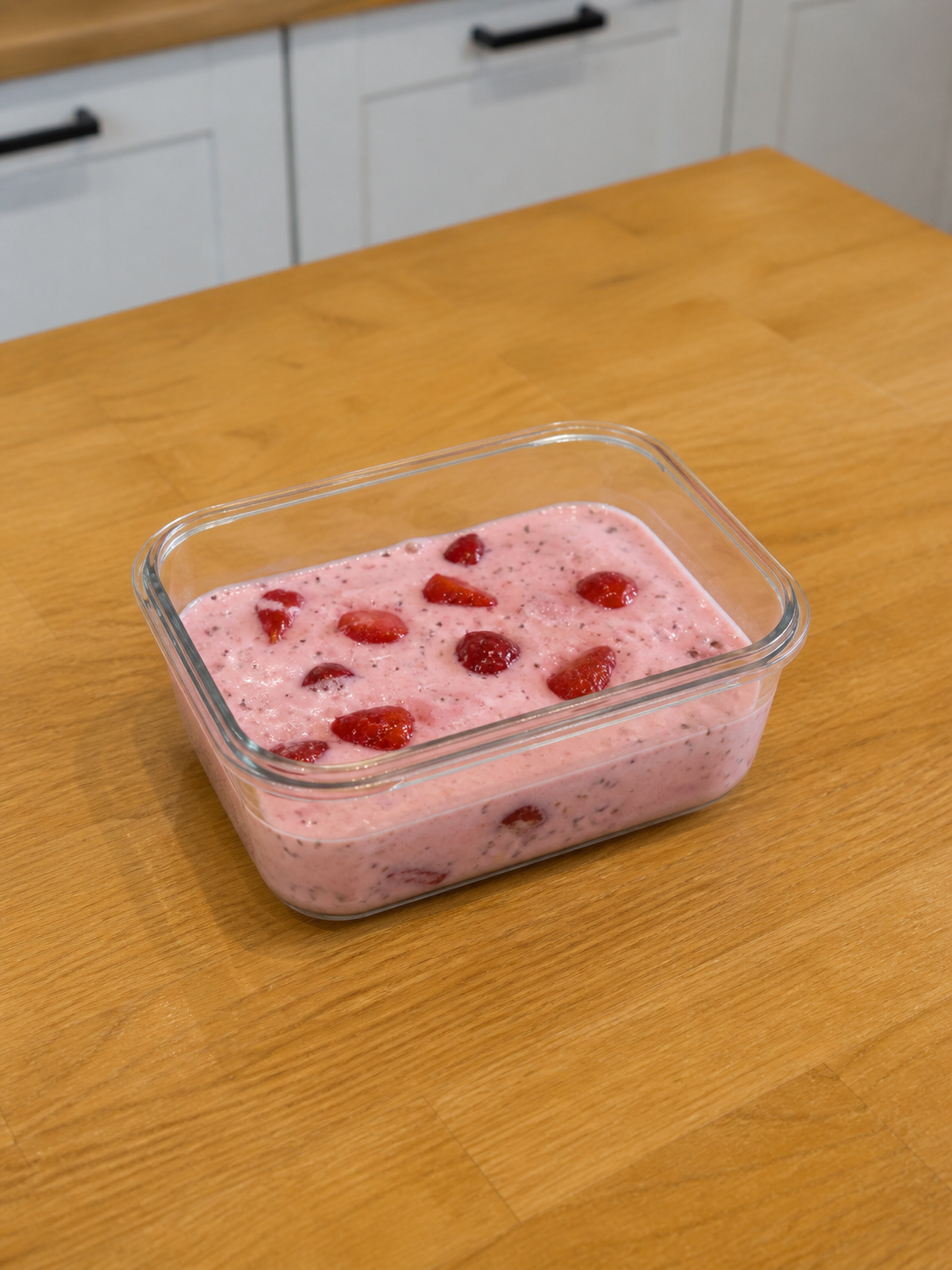 Erdbeer Protein Overnight Oats