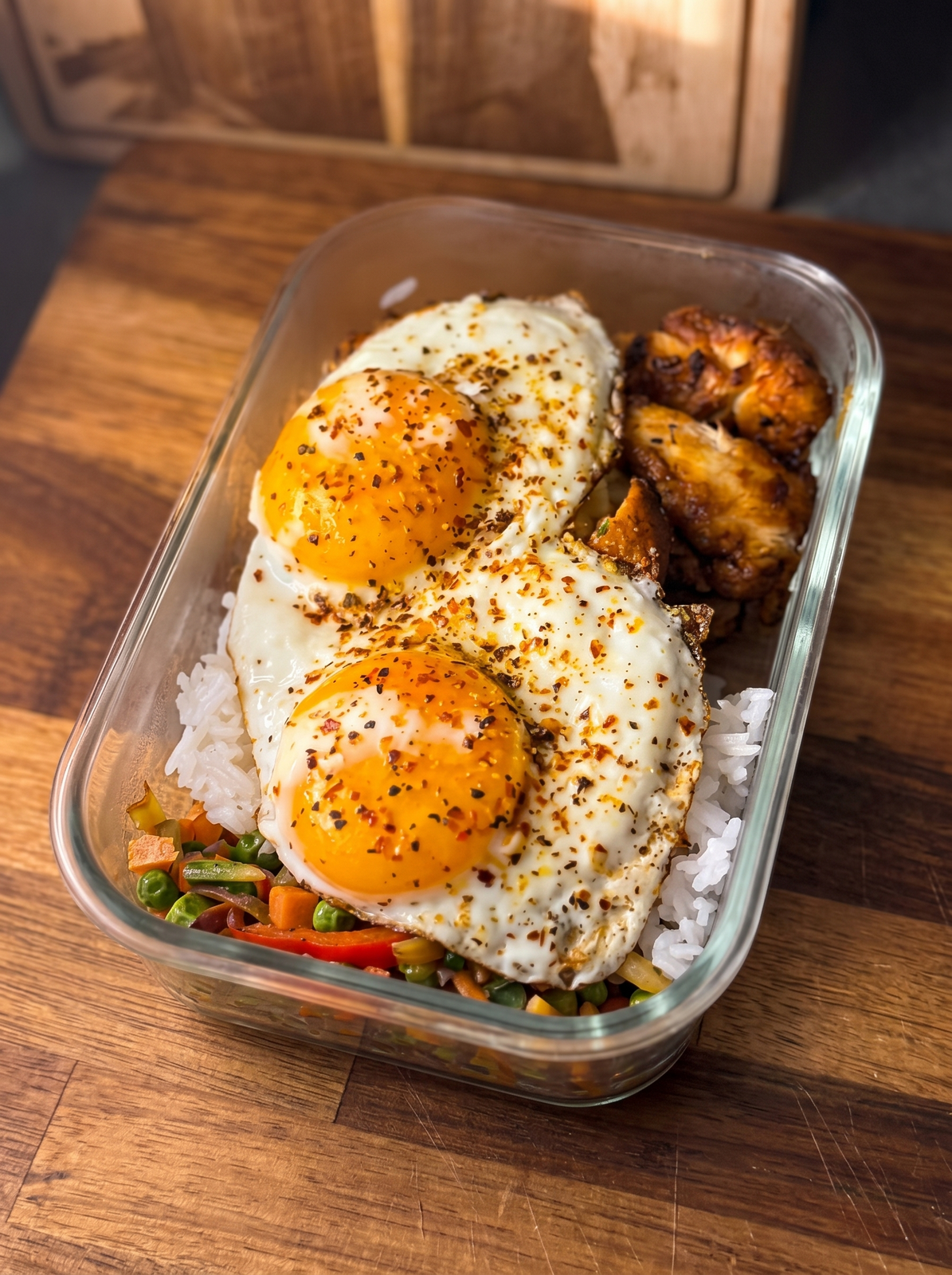 High-Protein Chicken Rice Bowl