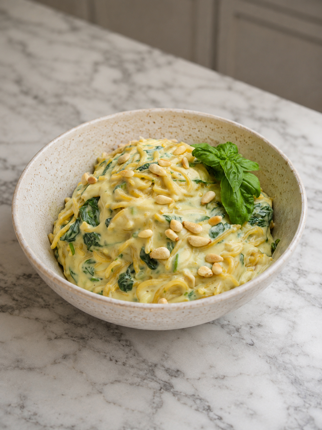 One-Pot Spinach Gorgonzola Pasta