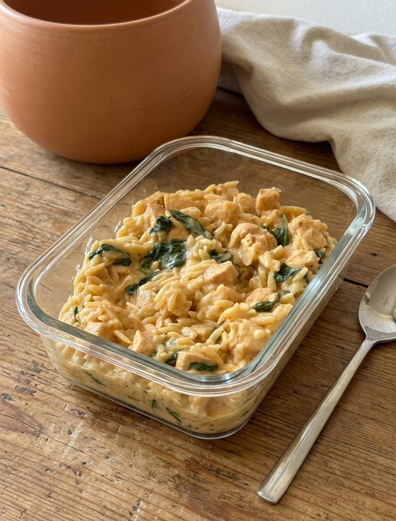 Lemon Chicken Orzo Pasta