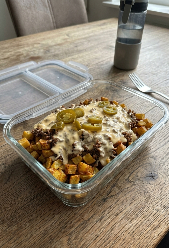 High-Protein Chili Cheese Bowl
