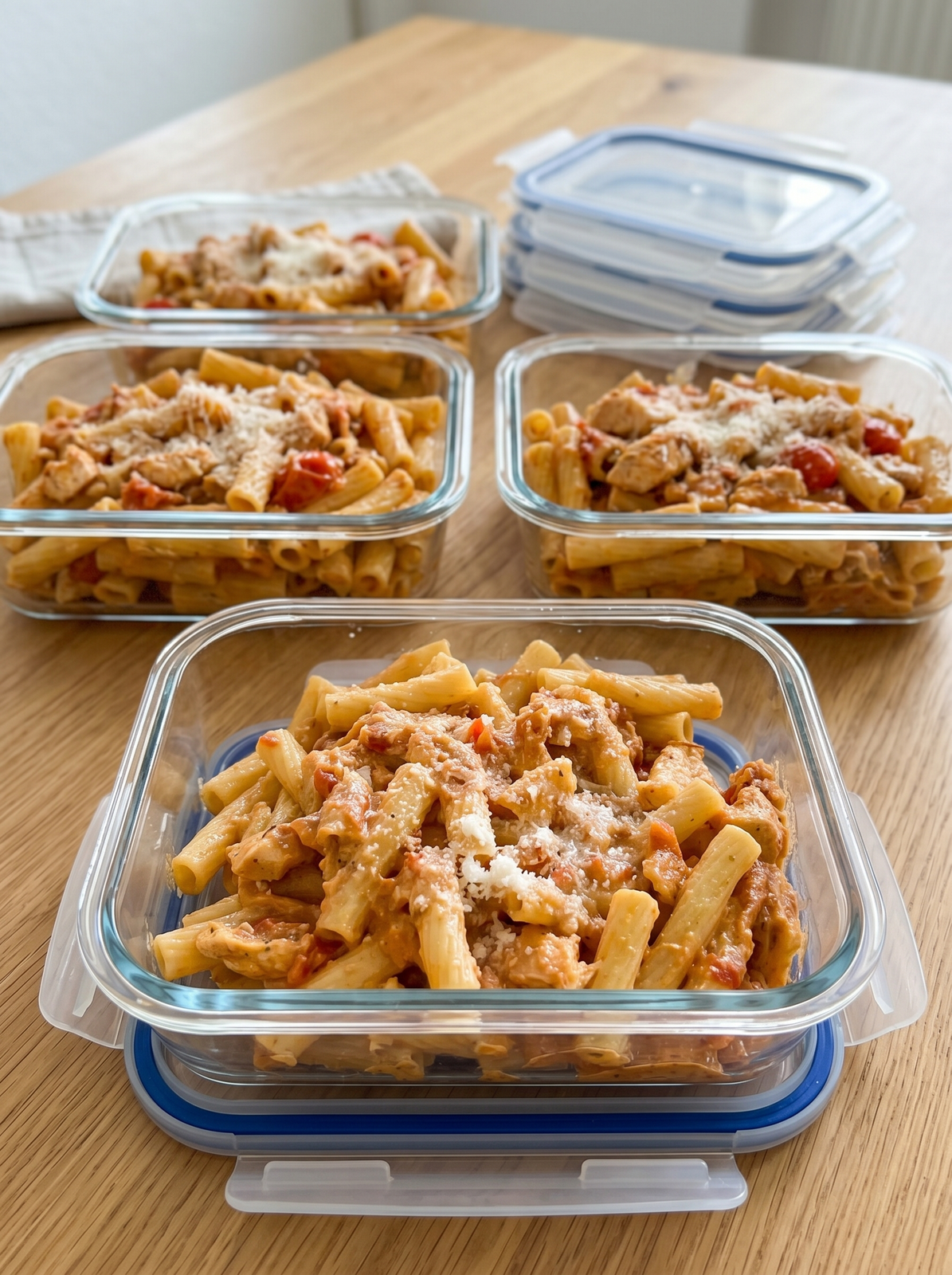 Creamy High-Protein Chicken Pasta