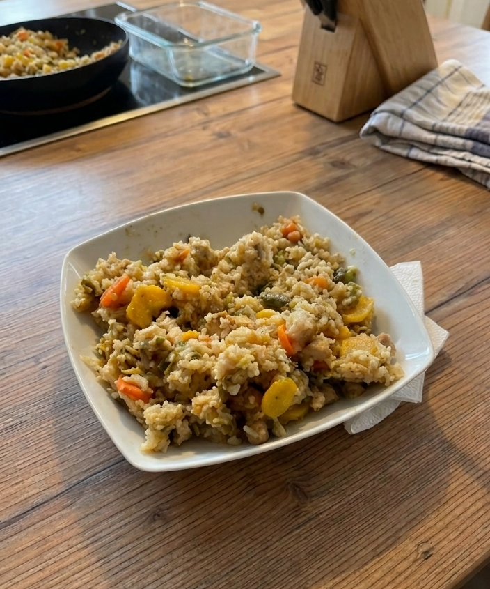 One-Pot Chicken Curry Rice Meal Prep
