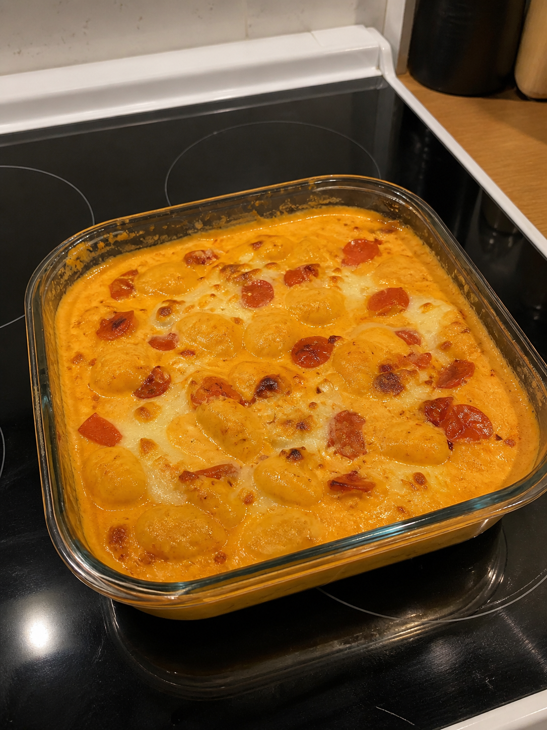 Creamy High-Protein Gnocchi Cheese Bake