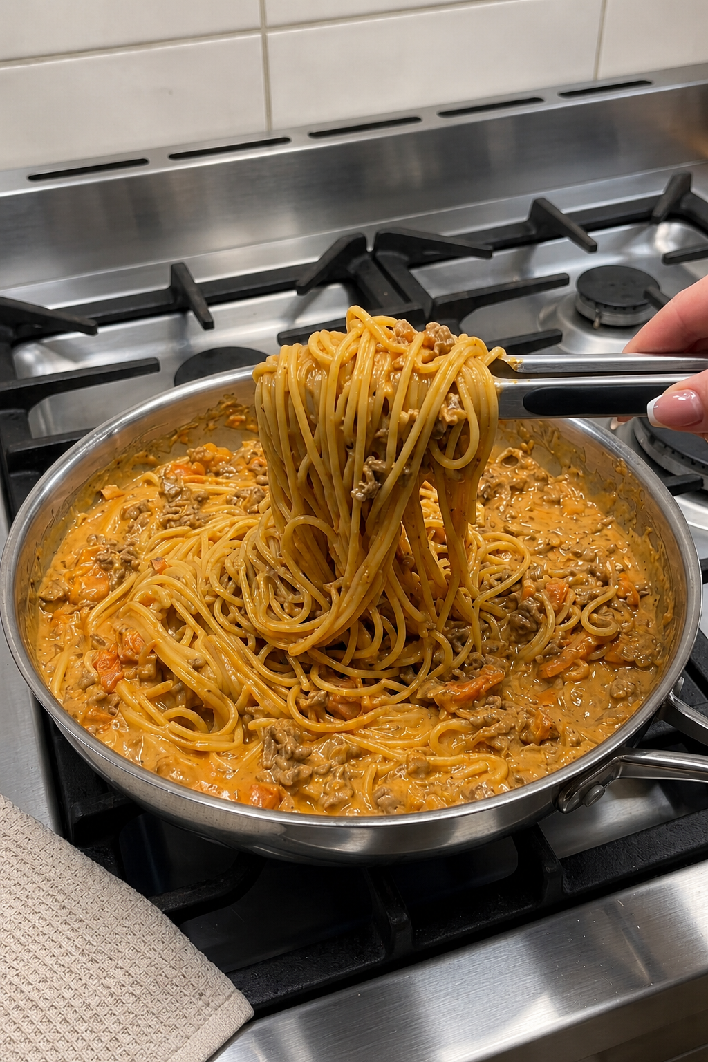 Quick Cream Cheese Pasta