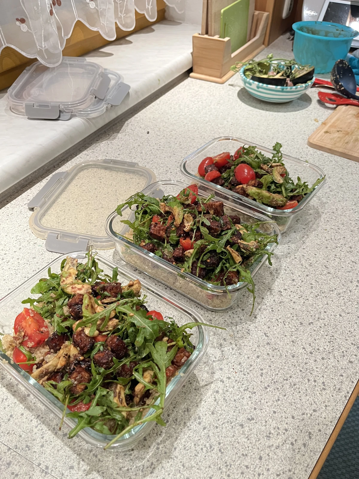Tempeh Balsamic Salad