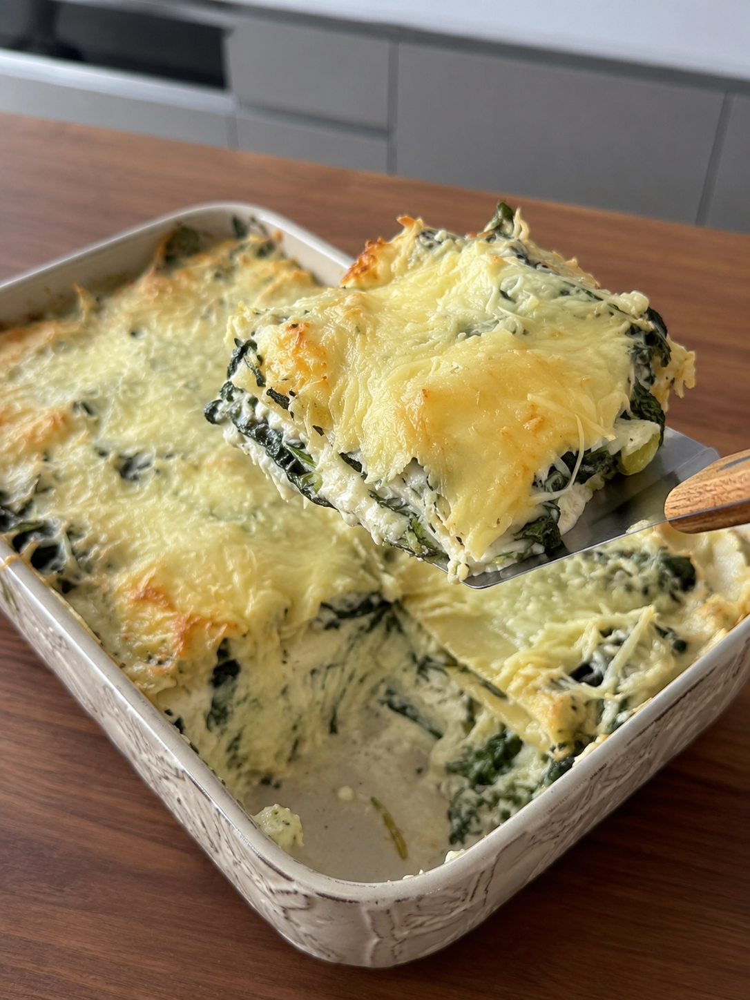 Quick Spinach Lasagne
